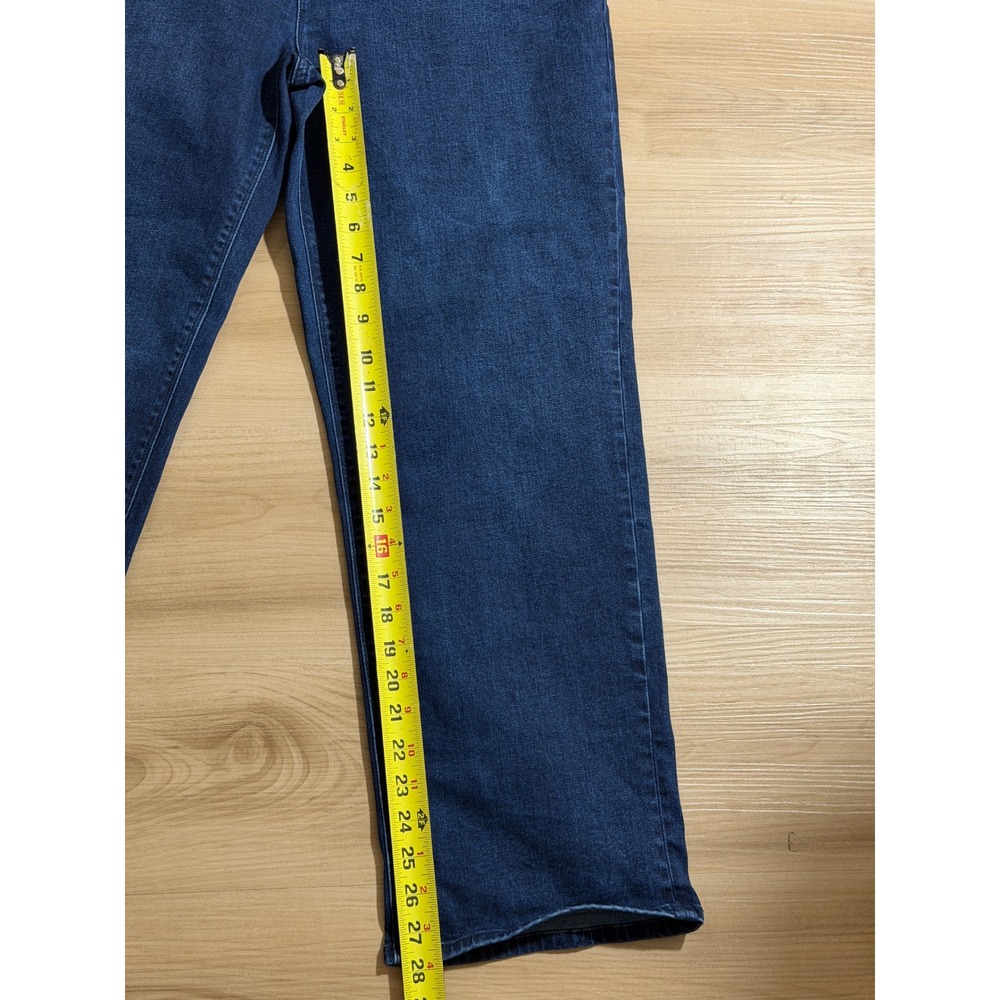 Hudson Jeans Wide Leg Women 16 Blue Denim Stretch High Rise Casual - Picture 4 of 12
